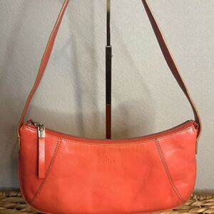 MONSAC ORANGE SHOULDER HANDBAG